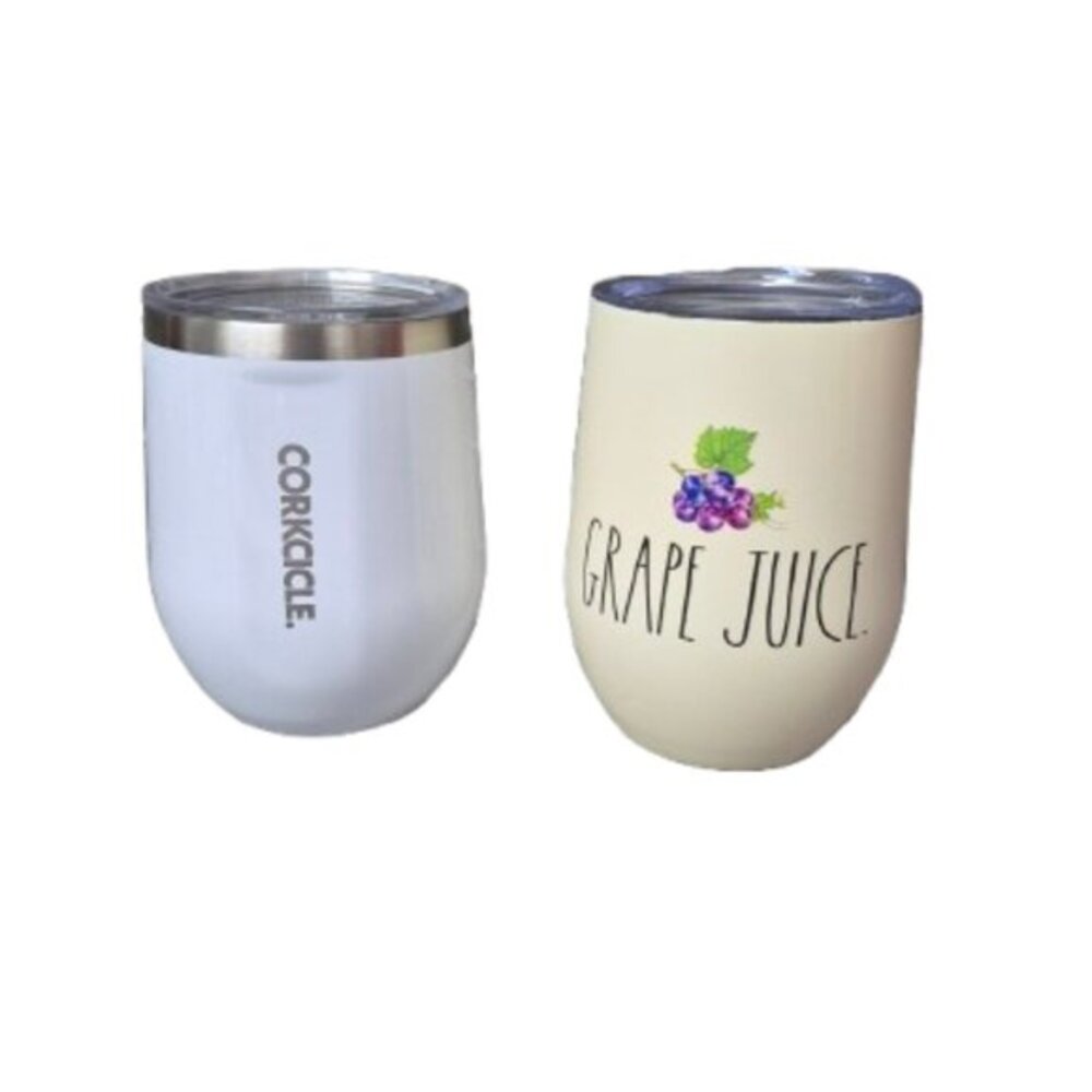 Rae Dunn and Corkcicle  Insulated Cold Drink Wine Tumblers